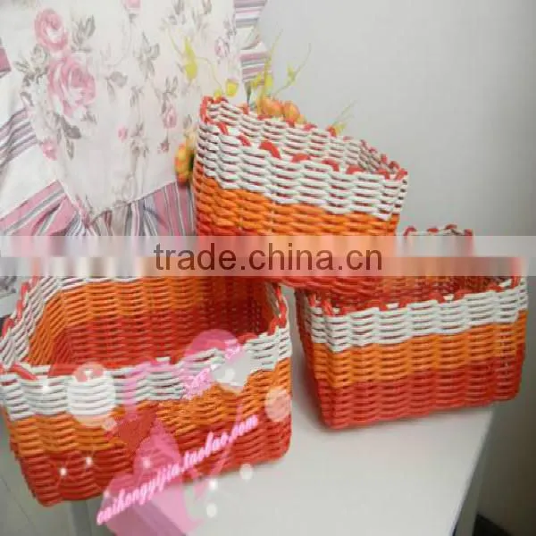 2014 Multifunctional PVC plastic storage basket mold with 100%handmade