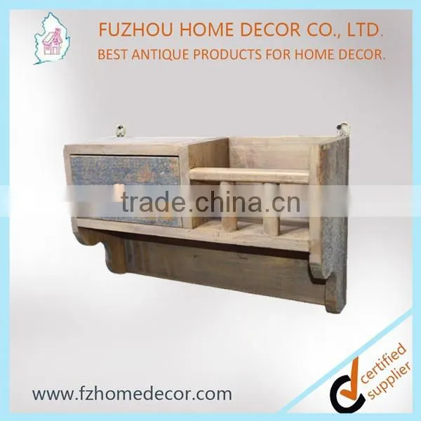 Customized size and color wall mounted wooden wall cube shelf