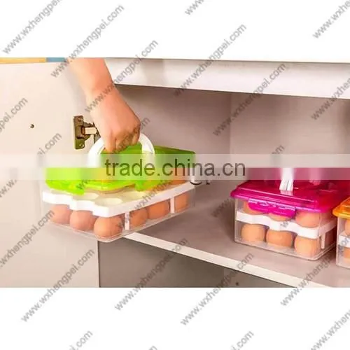 Double-deck eggs storage box