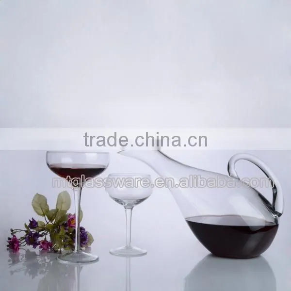 48oz High quality and elegant design 7 sets holder decander with water glass