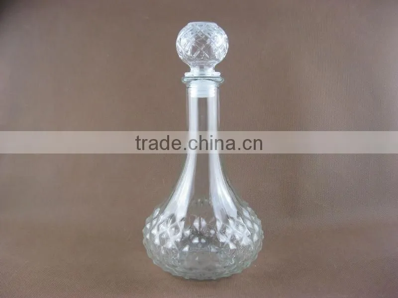 palace-shaped glass wine bottle glass decanter