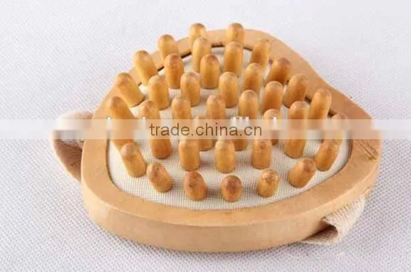 wooden foot massager