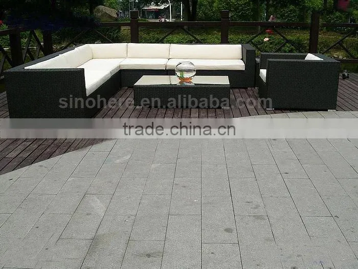 outdoor wicker furniture rattan sofa set for sale