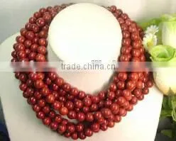wholesale 17" 10mm original coral beads necklace