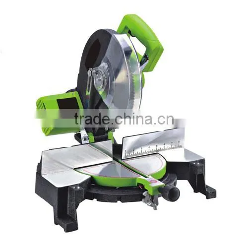 10" 1800W Power Aluminium Wood Cutting Table Saw Machine Electric Belt-drive 254mm Miter Saw GW8023B