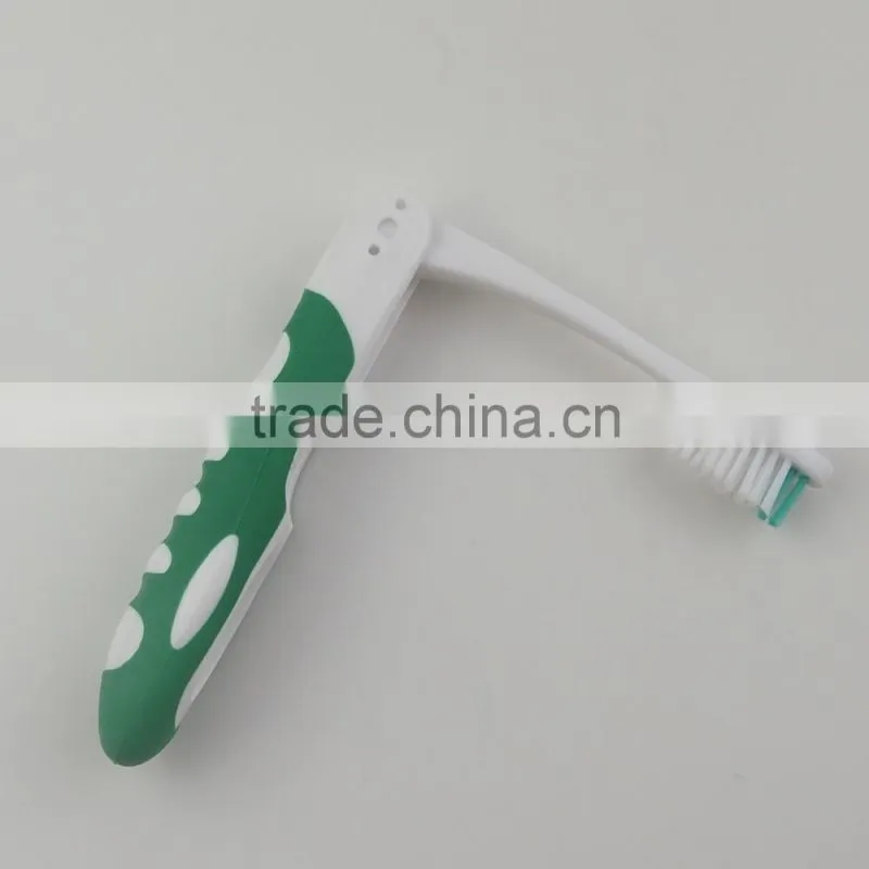 Yangzhou oral health products dental folding hot selling travel toothbrush