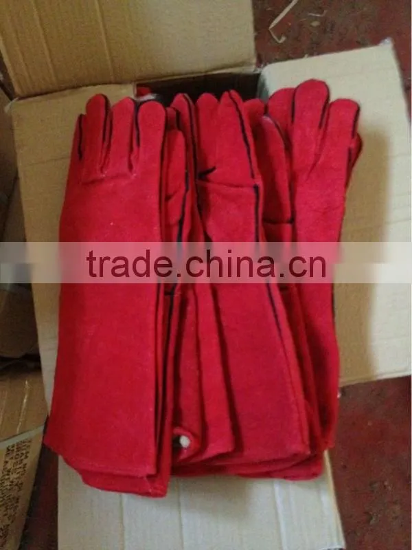 DDSAFETY Cow Split Leather Welder Gloves Cheap Leather Gloves