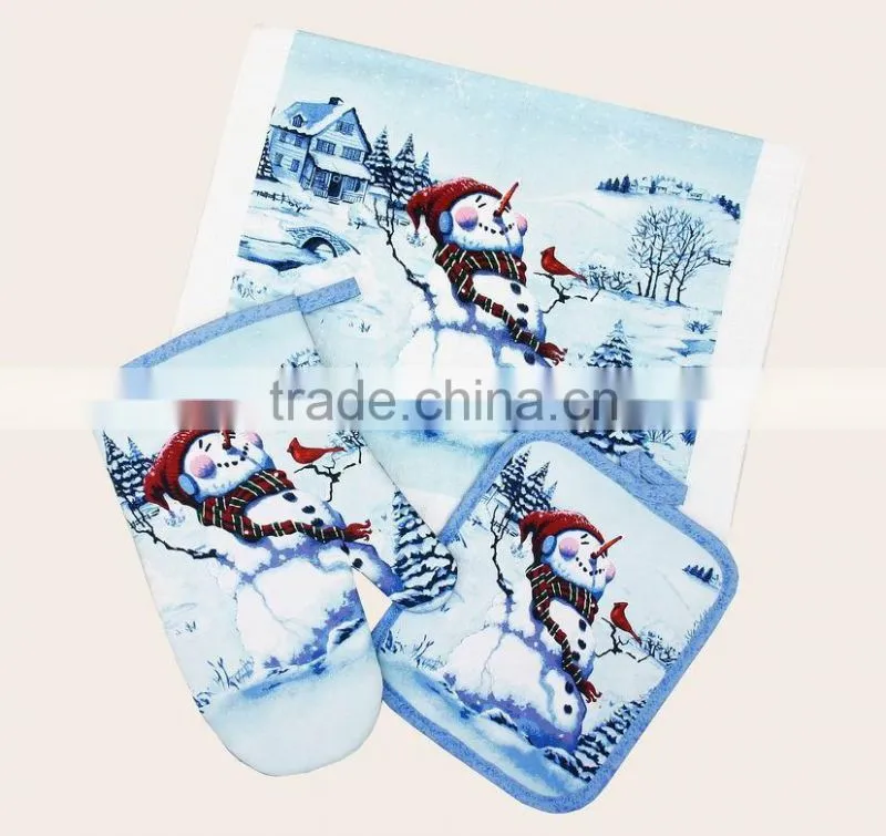 Christmas gifts Kichen Textlie Sets Apron sets Oven Glove sets Tea Towel Sets