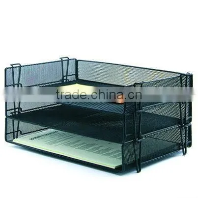2014 best selling 4 tier office metal stackable desk letter tray,office desk tray