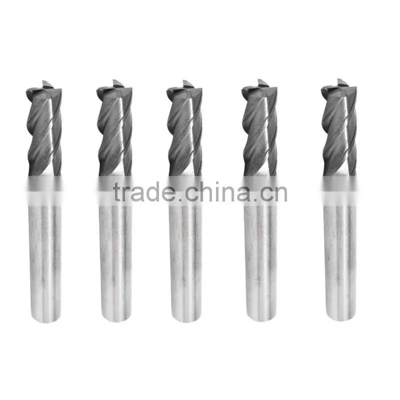 2/4 flute solid carbide end mill sharpener end mill cutter cutting tools of different shape