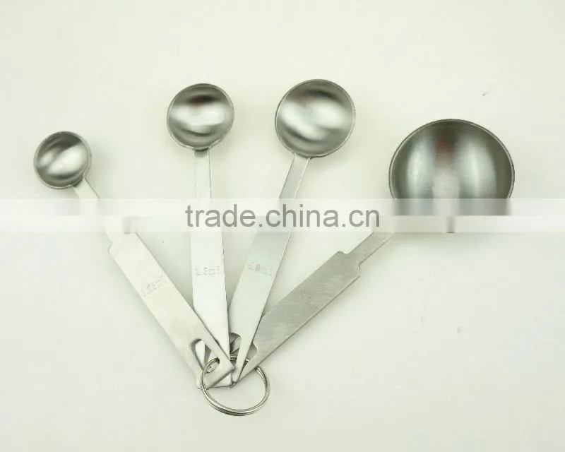 42135 4pcs Stainless Steel Nesting Measuring Cups and Spoons Set