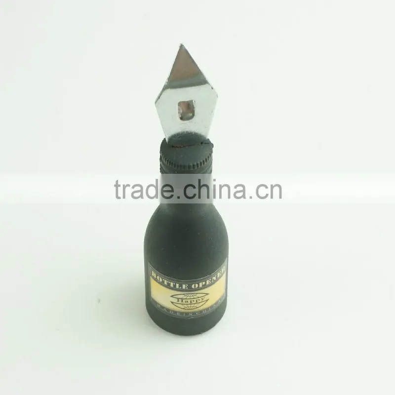 42199 Stainless Steel bottle opener with bottle shape handle