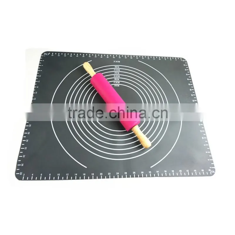16160 Large Massive Pastry Fondant Silicone Work Rolling Baking Mat with Measurements