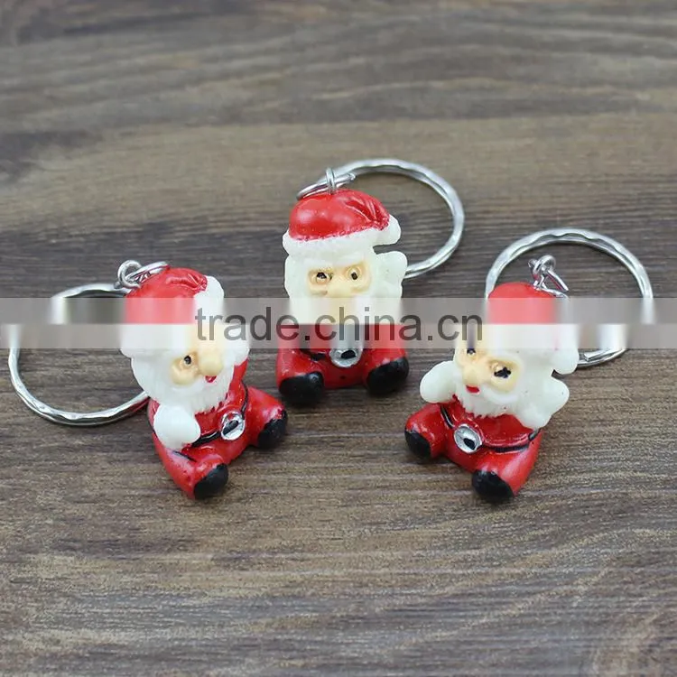 Santa Claus Key Chain Custom Key Chain Promotional Christmas Gifts Key Chain