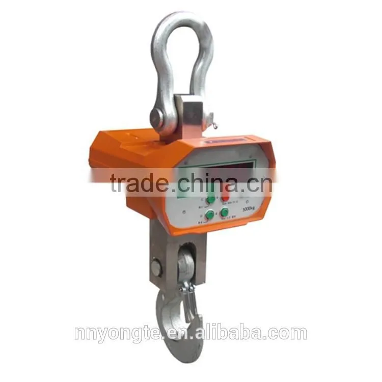 Digital industrial crane scale 2 ton with wireless function