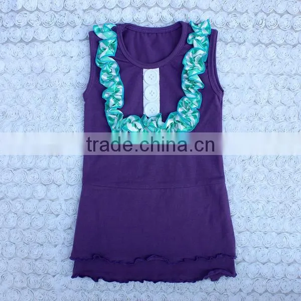 wholesale rpurple-blue kids outfits summer wear