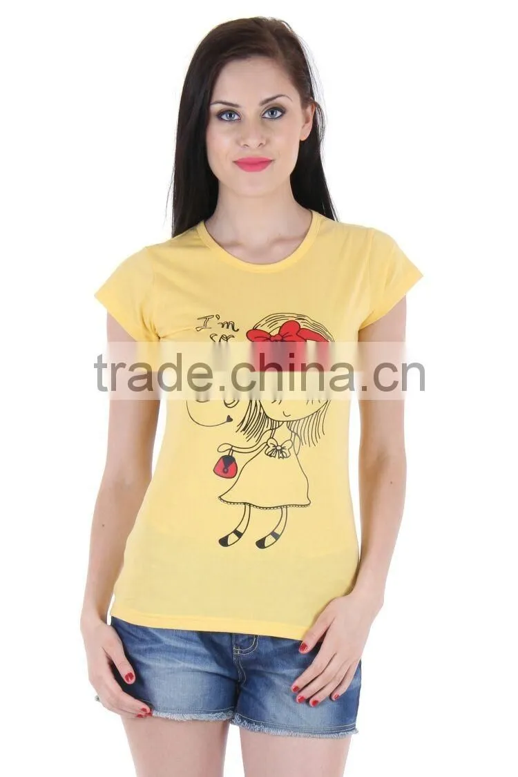 HAODUOYI Summer Woman Fashion O-neck T-shirts Street Style T-shirts Letter Print T-shirts for Wholesale