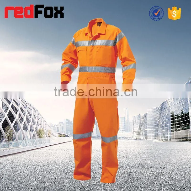 2016 new design hi viz reflective safety coverall
