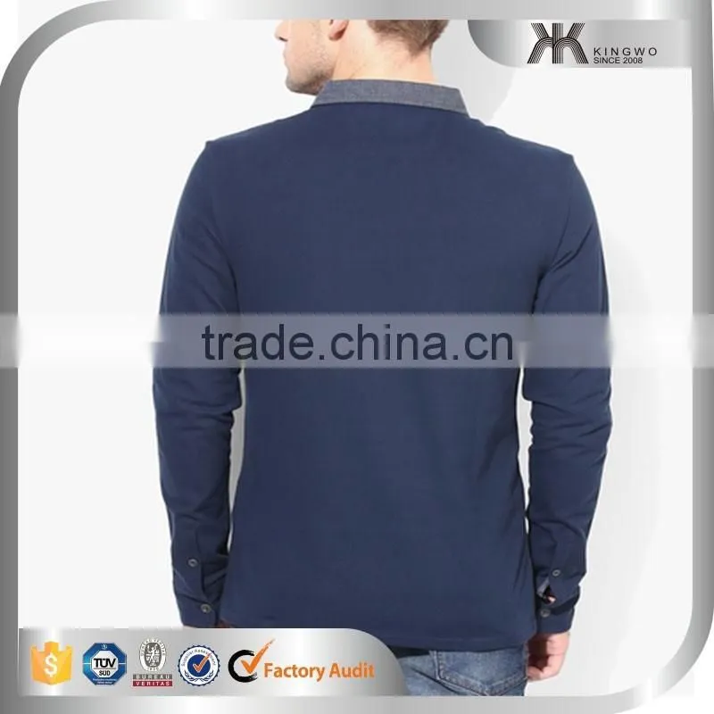 Man Long Sleeve Polo Style Shirts Solid Casual Tops,Men's Clothing