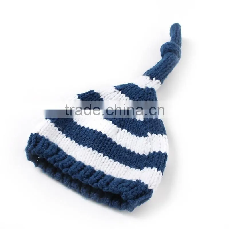 Newborn handmade crochet knitted hats baby photography LBP20160218-38
