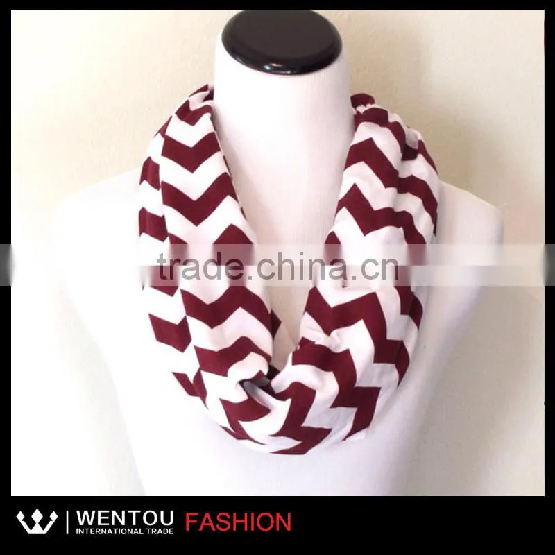New Arrival Multicolor Chevron Infinity Scarf