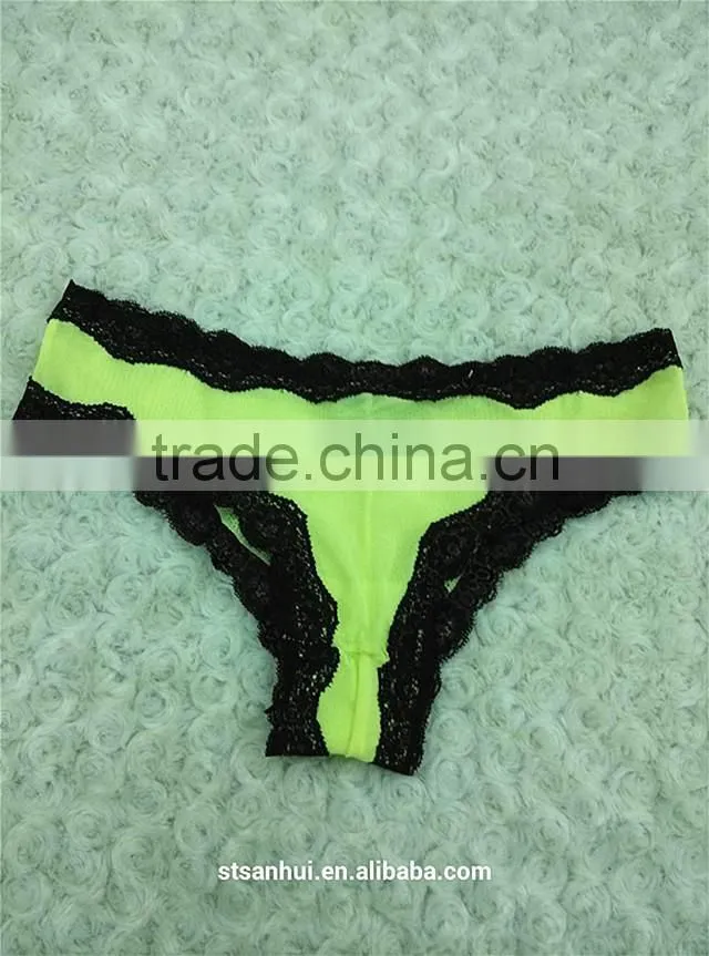 Stylish pictures of women in transparent panties with solid and fresh light blue fabric