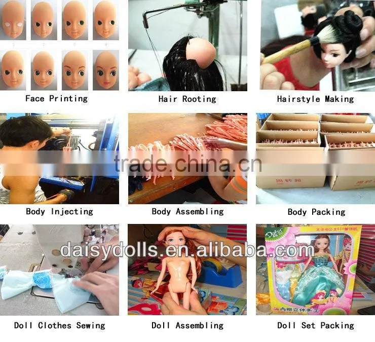 12 inch fashion plastic doll house furniture