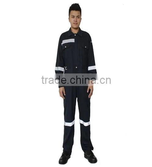 workers flame retardant red coveralls