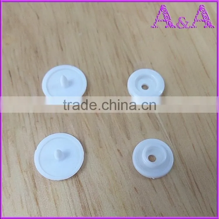 Glossy plastic snap button small packed T3 T5 T8