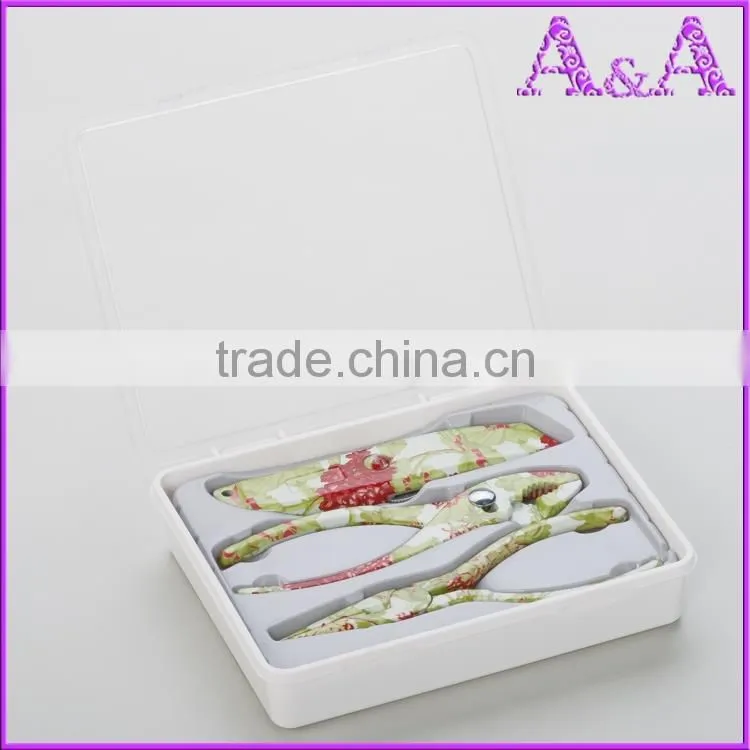 Floral printing craft hand tools with plastic case