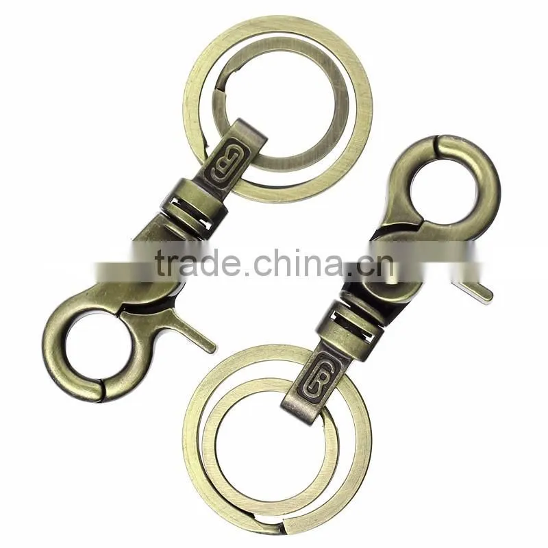 Wholesale Antique Bronze Key Chain Lobster Swivel Clasps For Key Ring