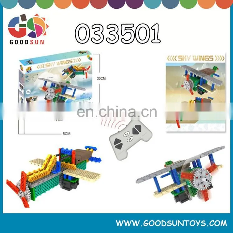 Educational plastic R/C toys for kids R/C car building blocks toys sets for sale