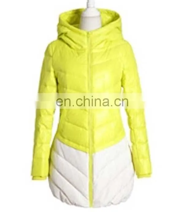 long style slim fit woman fashion down jacket for winter wear