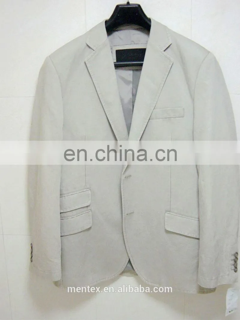 soft washed cotton blazer with mens causal wear