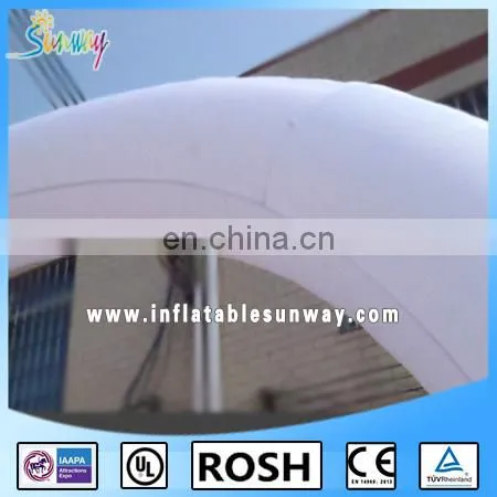 commercial white with LED light inflatable arch for sale