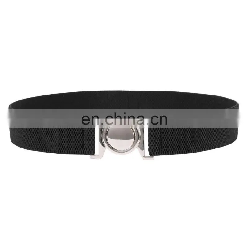 Grace Karin Women Ladies Girls Metal 1.5" Stretchy Elastic Waist Belt Waistband CL010486