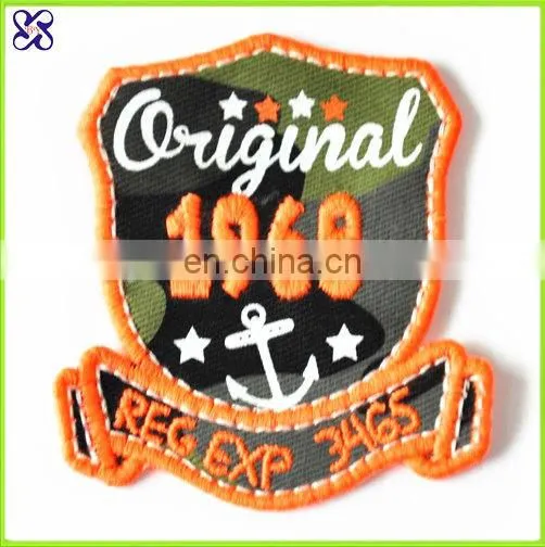 CHINA cute monkey custom embroidery patches for clothing