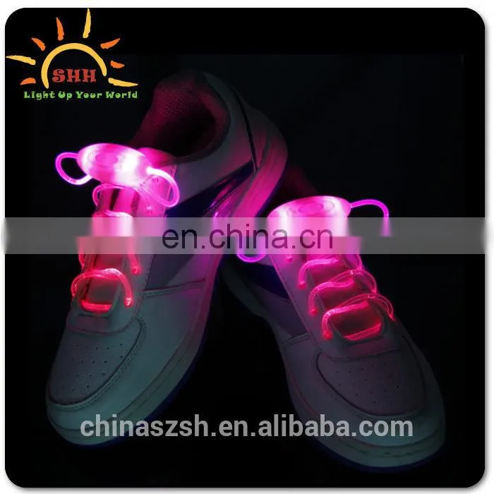 LED falshing shoelaces, colored shoe lace for party supply