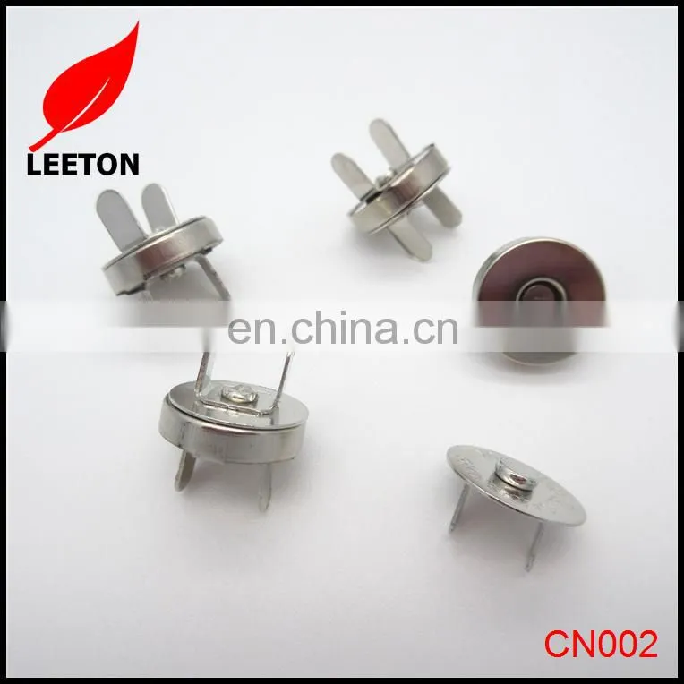 Factory supply 14mm magnetic snap fastener for bag