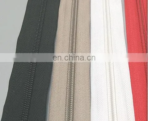 Close-End Metal Zippers With Pearl Slider, Multi-color #5 Zippers For DIY Sewing 9 Colors Available