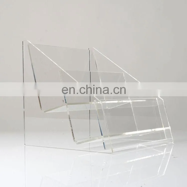 2 tier Acrylic wedding Greeting card display stand