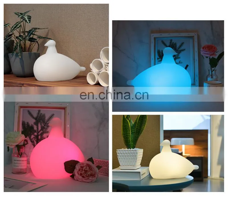 Smart usb charger led color changing night light with Tuya App control