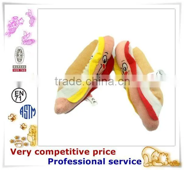 Factory Promotion Custom Made Plush Pet Products custom dog chew toy