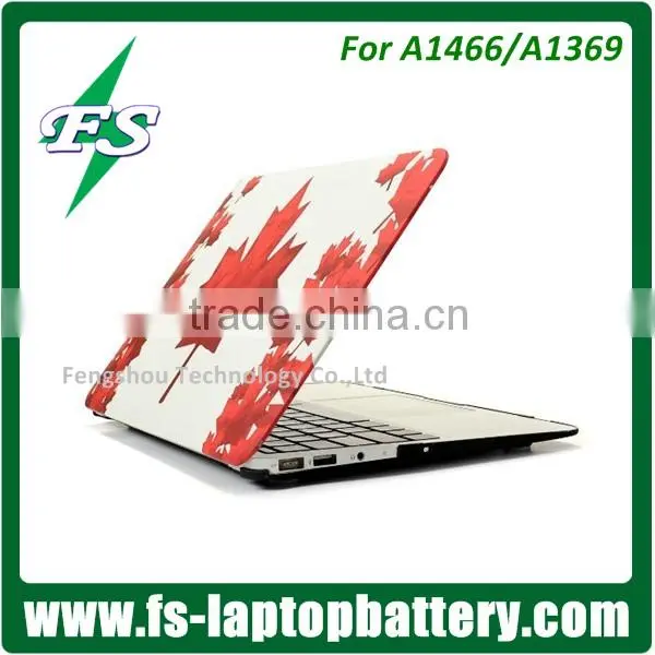 Maple leaf pattern pc material case for macbook air 13.3" A1369/A1466
