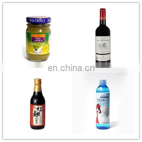 semi automatic manual labeling labelling machine for round bottles