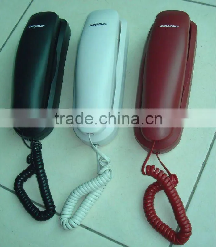 Red Trimline Telephone Hotel Bathroom Phone