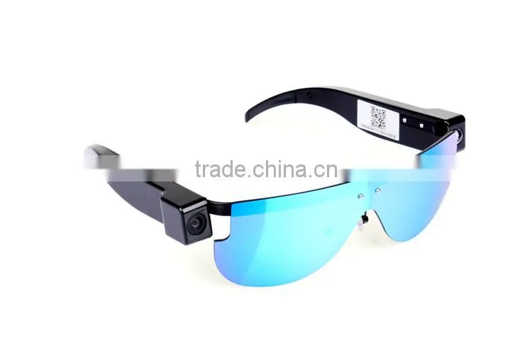 2015 Unique Design Smart Home Wifi sunglasses camera 2.0 megapixel CMOS and 720P high-definition resolution