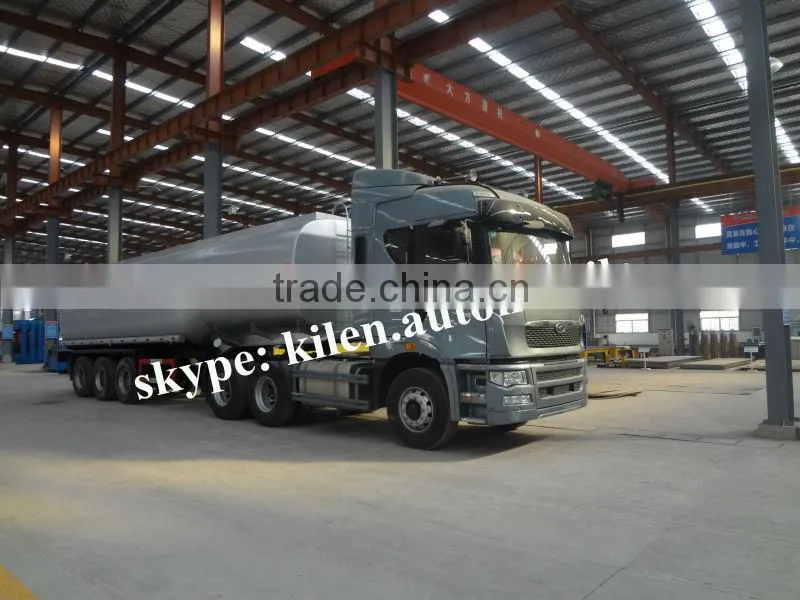 CAMC truck Tri-axles 40000-45000L fuel tanker trailer for sale