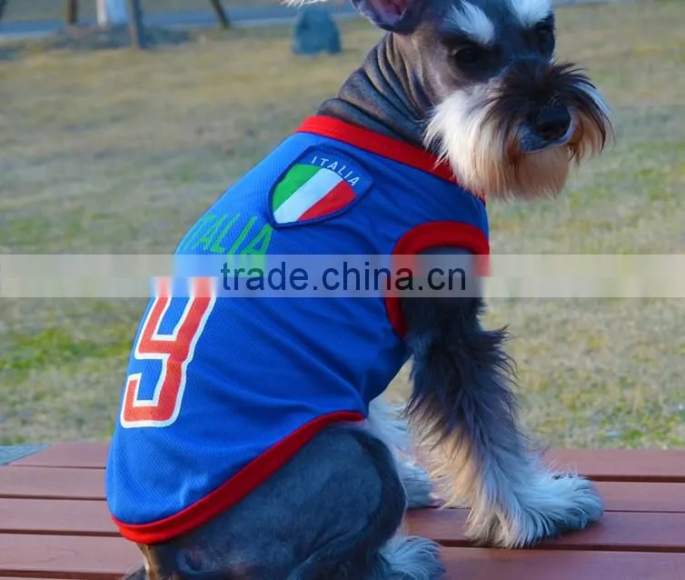 football clothes model world cup team pet dog clothes dog dresses