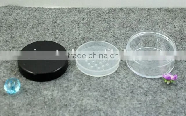 Sifter jar with solid lid ,loose powder jar